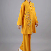 Buddha Stones Auspicious Clouds Embroidery Meditation Prayer Spiritual Zen Tai Chi Qigong Practice Unisex Clothing Set (Extra 30% Off | USE CODE: FS30) - image 10