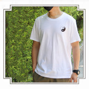 Buddha Stones Men's Summer Round Neck Short Sleeve Yin Yang Cotton T-Shirt Men's T-Shirts BS 11
