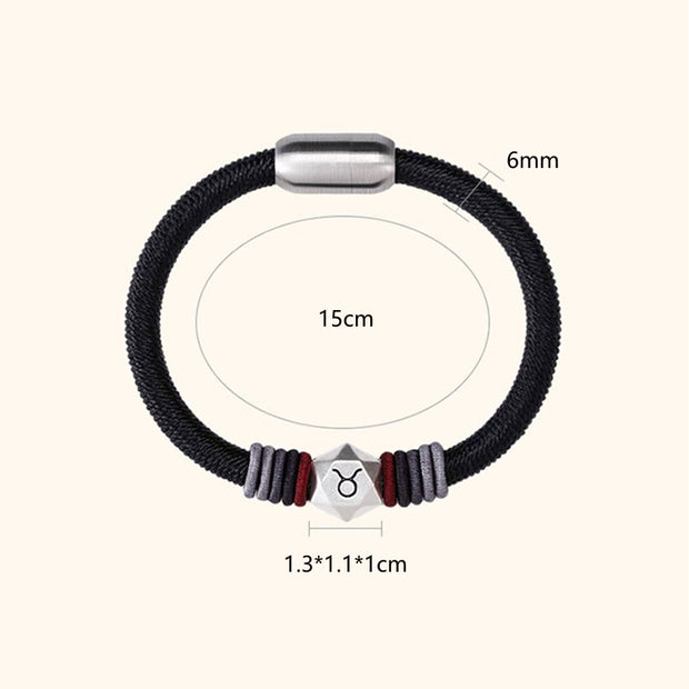 Buddha Stones 999 Sterling Silver 12 Constellations of the Zodiac Blessing Handmade String Bracelet (Extra 35% Off | USE CODE: FS35) - image 23