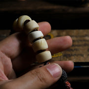 Buddha Stones Tibetan Natural Yak Bone The Lord Of The Corpse Forest Dice Chinese Zodiac Nine Palaces Eight Diagrams Strength Wrist Mala (Extra 30% Off | USE CODE: FS30) - image 6