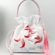Buddha Stones Suzhou Embroidery Rabbit Lotus Epiphyllum Peony Magnolia Silk Tote Crossbody Bag Shoulder Bag Handbag 34