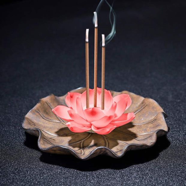 Buddha Stones Tibetan Lotus Blessing Incense Burner Decoration (Extra 30% Off | USE CODE: FS30) - 8 - image 14