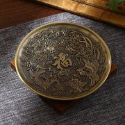 Buddha Stones Lotus Dragon Phoenix Eight Auspicious Symbols Zinc Alloy Incense Stick Holder Healing Incense Burner Decoration (Extra 35% Off | USE CODE: FS35) - Dragon Phoenix Bronze(Without Incense Hole) - image 9