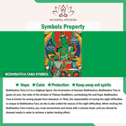 Buddha Stones 108 Mala Beads Natural Green Agate Bodhisattva Green Tara Manifestation Charm Bracelet Bracelet Mala BS 7