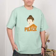 Buddha Stones Close Eyes Peace Buddha Tee T-shirt T-Shirts BS 13