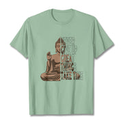 Buddha Stones KEEP CALM NEVER GIVE UP Tee T-shirt