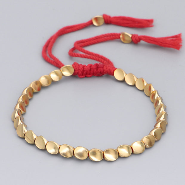 Buddha Stones "Hoping for Strength and Protection" Copper Beads Bracelet Includes Gift Message Card - image 1