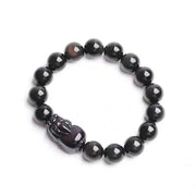 Buddha Stones FengShui PiXiu Rainbow Obsidian Healing Bracelet Bracelet BS 2