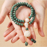 Buddha Stones Lotus Cyan Bodhi Seed Success Bracelet Bracelet BS 1