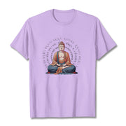 Buddha Stones Sanskrit Heart Sutra Form Is No Other Than Emptiness Tee T-shirt T-Shirts BS Plum 2XL