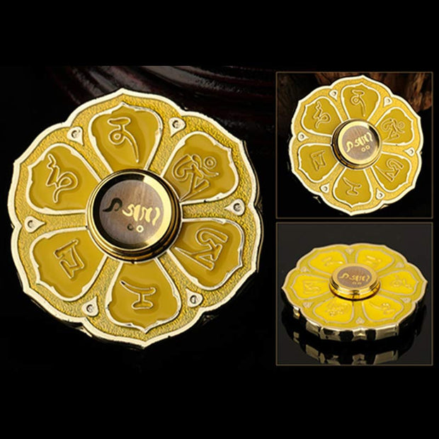 Buddha Stones Six True Words Fidget Spinner Blessing Finger Hand Spinner Decoration (Extra 30% Off | USE CODE: FS30) - image 6