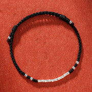 Buddha Stones Tibet Handmade Multicolored Bamboo Protection Braided String Bracelet 14