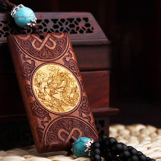 Buddha Stones Tibetan Rosewood Boxwood Dragon Cure Courage Car Decoration (Extra 30% Off | USE CODE: FS30) - image 1