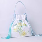 Buddha Stones Suzhou Embroidery Rabbit Lotus Epiphyllum Peony Magnolia Silk Tote Crossbody Bag Shoulder Bag Handbag 7