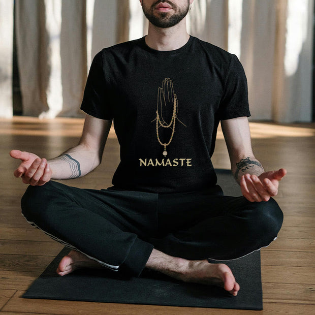 Buddha Stones NAMASTE Tee T-shirt
