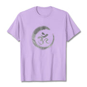 Buddha Stones OM Mantra Sanskrit Tee T-shirt T-Shirts BS Plum 2XL