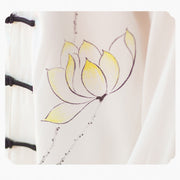 Buddha Stones Lotus Frog-Button Meditation Prayer Spiritual Zen Tai Chi Qigong Practice Unisex Clothing Set Taiji Suit BS 7