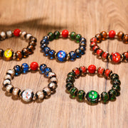 Buddha Stones Tibetan Five God of Wealth Thangka Liuli Glass Bead Chinese Zodiac Protection Bracelet (Extra 35% Off | USE CODE: FS35) - image 25