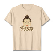 Buddha Stones Peace Buddha Tee T-shirt T-Shirts BS Bisque 2XL