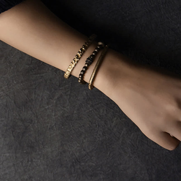 Buddha Stones Lava Rock Stone Copper Balance Cuff Bracelet Bangle (Extra 30% Off | USE CODE: FS30) - image 17