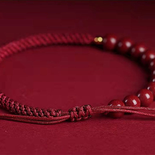 Buddha Stones Natural Cinnabar King Kong Knot Blessing String Bracelet (Extra 35% Off | USE CODE: FS35) - image 6