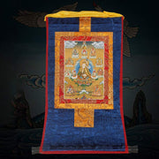 Buddha Stones Tibetan Framed Thangka Blessing Protection Decoration