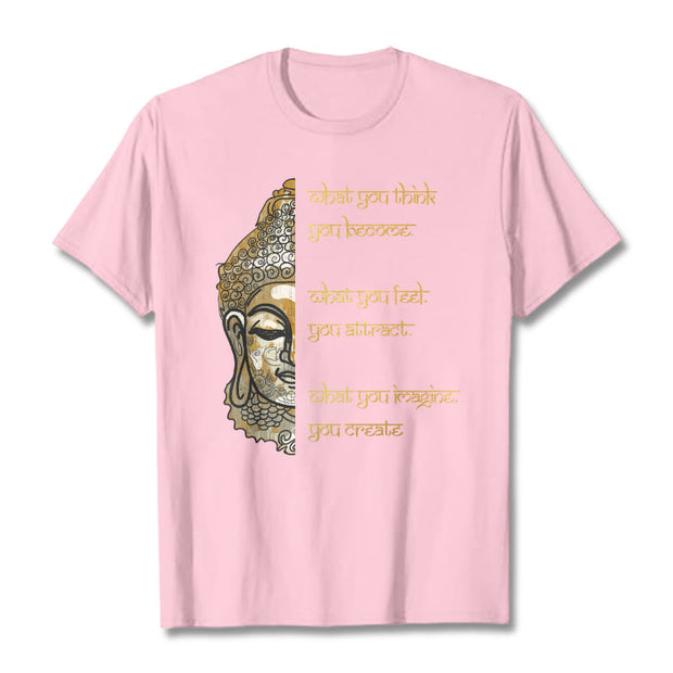 Buddha Stones What You Think Tee T-shirt T-Shirts BS LightPink 2XL