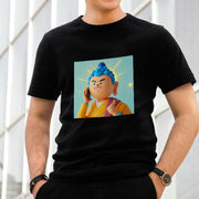 Buddha Stones Funny Cartoon Buddha Tee T-shirt T-Shirts BS 9
