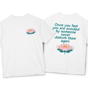 Buddha Stones Lotus Once You Feel You Are Avoided Tee T-shirt T-Shirts BS White 2XL