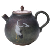 Buddha Stones White Crane Cloud Chinese Gongfu Tea Ceramic Kung Fu Teapot