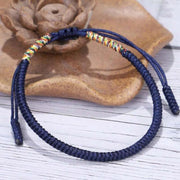 Buddha Stones 3 PCS Tibetan Copper Beads Healing Protection Luck Bracelet Set