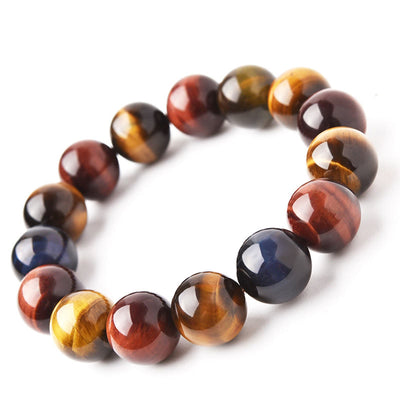 Buddha Stones Natural Tiger Eye Positive Protection Bracelet