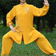 Buddha Stones Auspicious Clouds Embroidery Meditation Prayer Spiritual Zen Tai Chi Qigong Practice Unisex Clothing Set (Extra 30% Off | USE CODE: FS30) - image 2