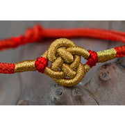 Buddha Stones Handmade Simple Design Chinese Knotting Luck Strength Braid String Bracelet (Extra 35% Off | USE CODE: FS35) - image 3