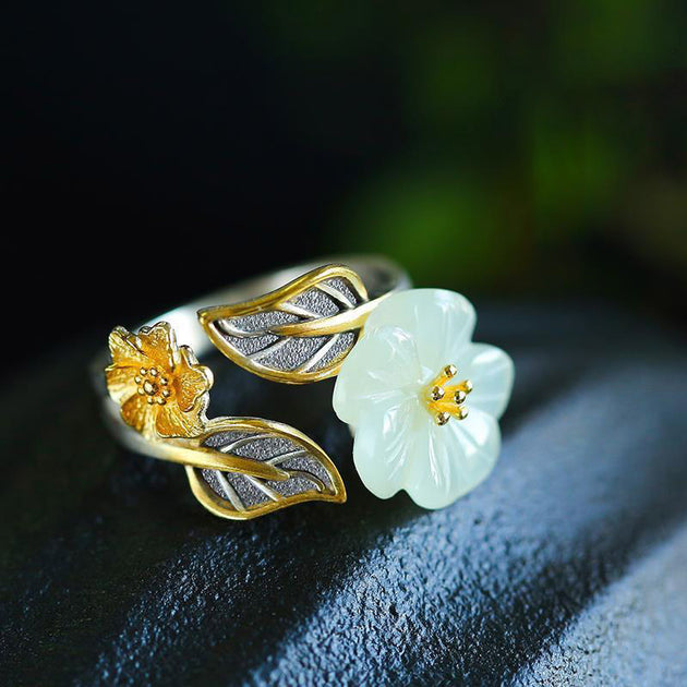 BUBU BY TEKIN SHOP - Gold Plated Natural Stone Ring