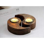 Buddha Stones Yin Yang Wood Candle Holder Meditation Rituals Use Items (Extra 35% Off | USE CODE: FS35) - image 20