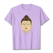 Buddha Stones Meditation Buddha Tee T-shirt T-Shirts BS Plum 2XL
