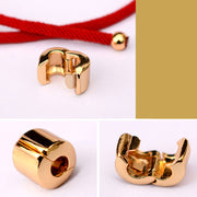 Buddha Stones 24K Gold-Plated PiXiu Luck Red String Bracelet Bracelet BS 8