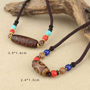 FREE Today: Purify Negative Energy Tibetan Nine-Eye Dzi Bead Three-eyed Dzi Bead Necklace Pendant FREE FREE 1