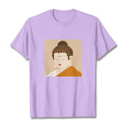 Buddha Stones Close Eyes And Relax Buddha Tee T-shirt T-Shirts BS Plum 2XL