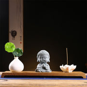 Buddha Stones Meditation Praying Buddha Compassion Serenity Home Decoration