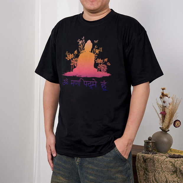 Buddha Stones Sanskrit OM NAMAH SHIVAYA Tee T-shirt T-Shirts BS 4