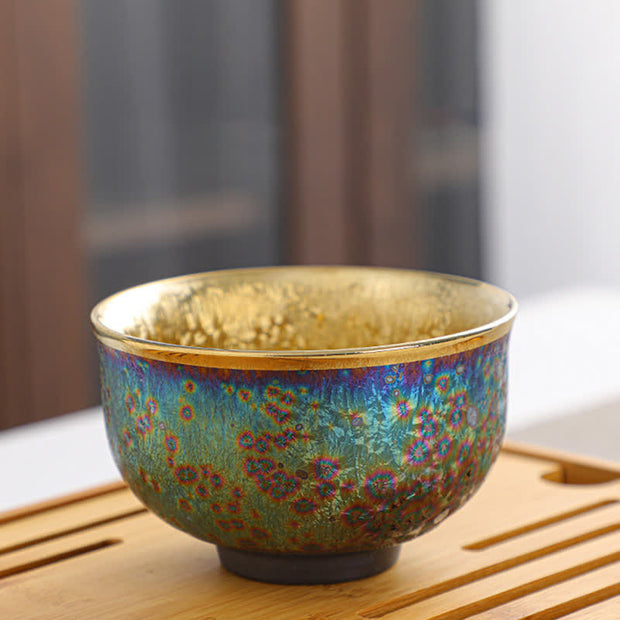 Buddha Stones Colorful Ceramic Teacup Tea Cups - image 25