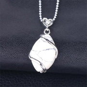 Buddha Stones Marquise Pattern Natural Crystal Stone Charm Necklace Pendant (Extra 35% Off | USE CODE: FS35) - image 9