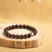 FREE Today: Release Mood Small Leaf Red Sandalwood White Crystal Protection Bracelet