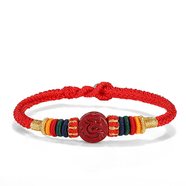 Buddha Stones Year of the Dragon 925 Sterling Silver Chinese Zodiac Cinnabar Auspicious Matches Blessing Bracelet (Extra 35% Off | USE CODE: FS35) - image 12