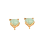 Buddha Stones FengShui Jade Luck Earrings Earrings BS 4