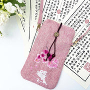 Buddha Stones Small Embroidered Flowers Crossbody Bag Shoulder Bag Cellphone Bag 11*20cm 36