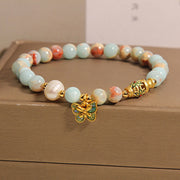 FREE Today: Make An Achievement Shoushan Stone Pearl Butterfly Bracelet FREE FREE 8