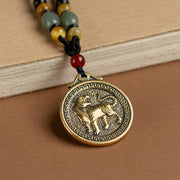 FREE Today: Wealth and Fortune 12 Chinese Zodiac Blessing Necklace Pendant